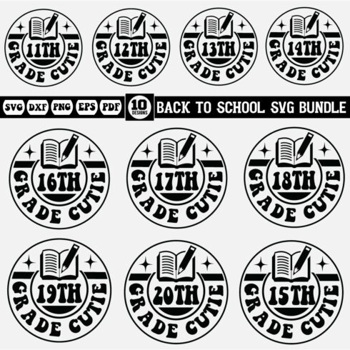 back to school svg bundle Vol-13 cover image.