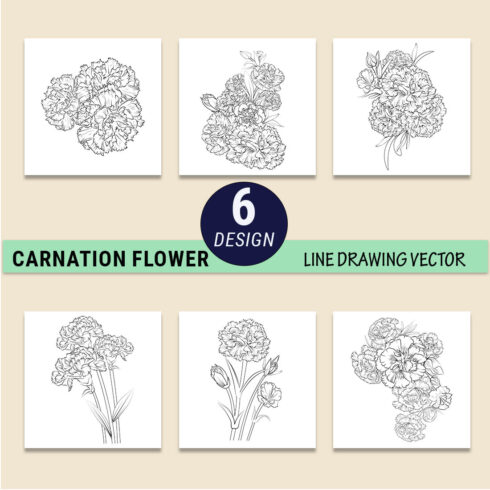 Tattoo carnation flower drawing, black carnation tattoo, detailed black carnation tattoo, outline black carnation tattoo, drawing carnation flower tattoo outline cover image.