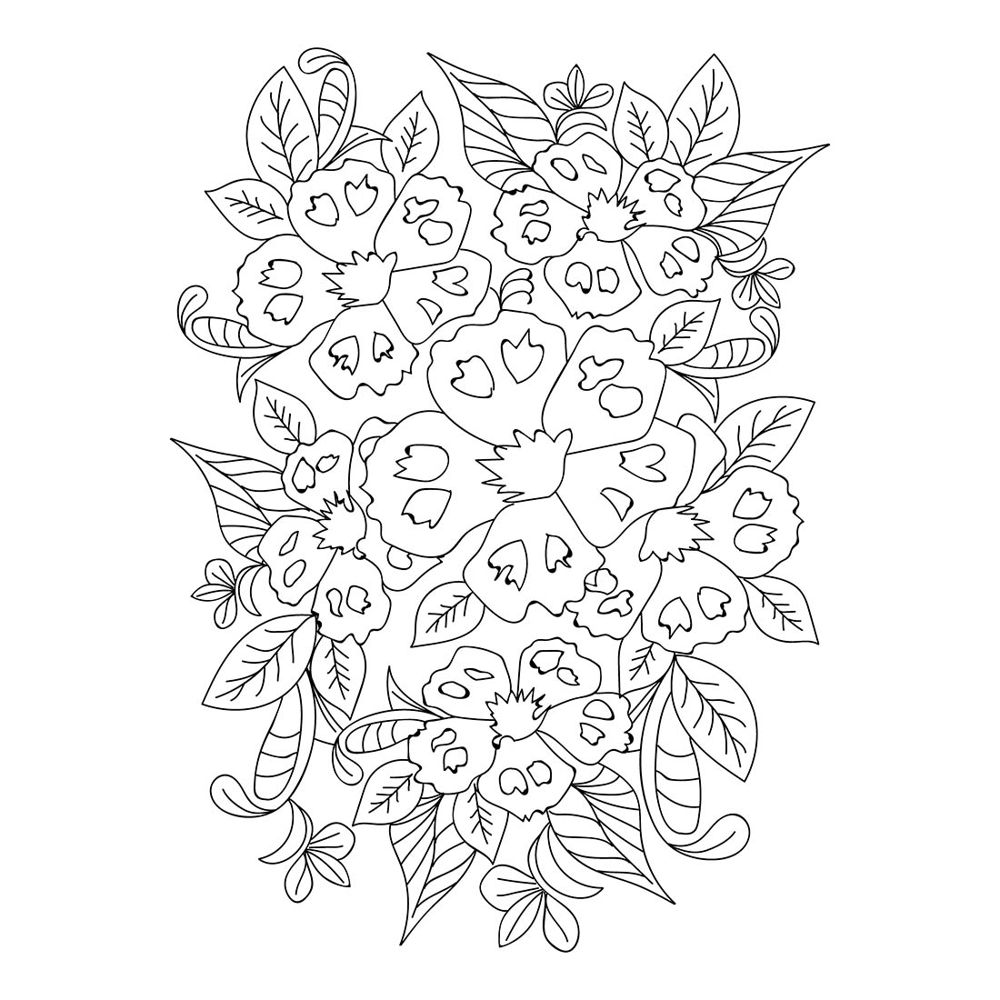 300+ Best Easy Flower Drawings » Flower Drawing