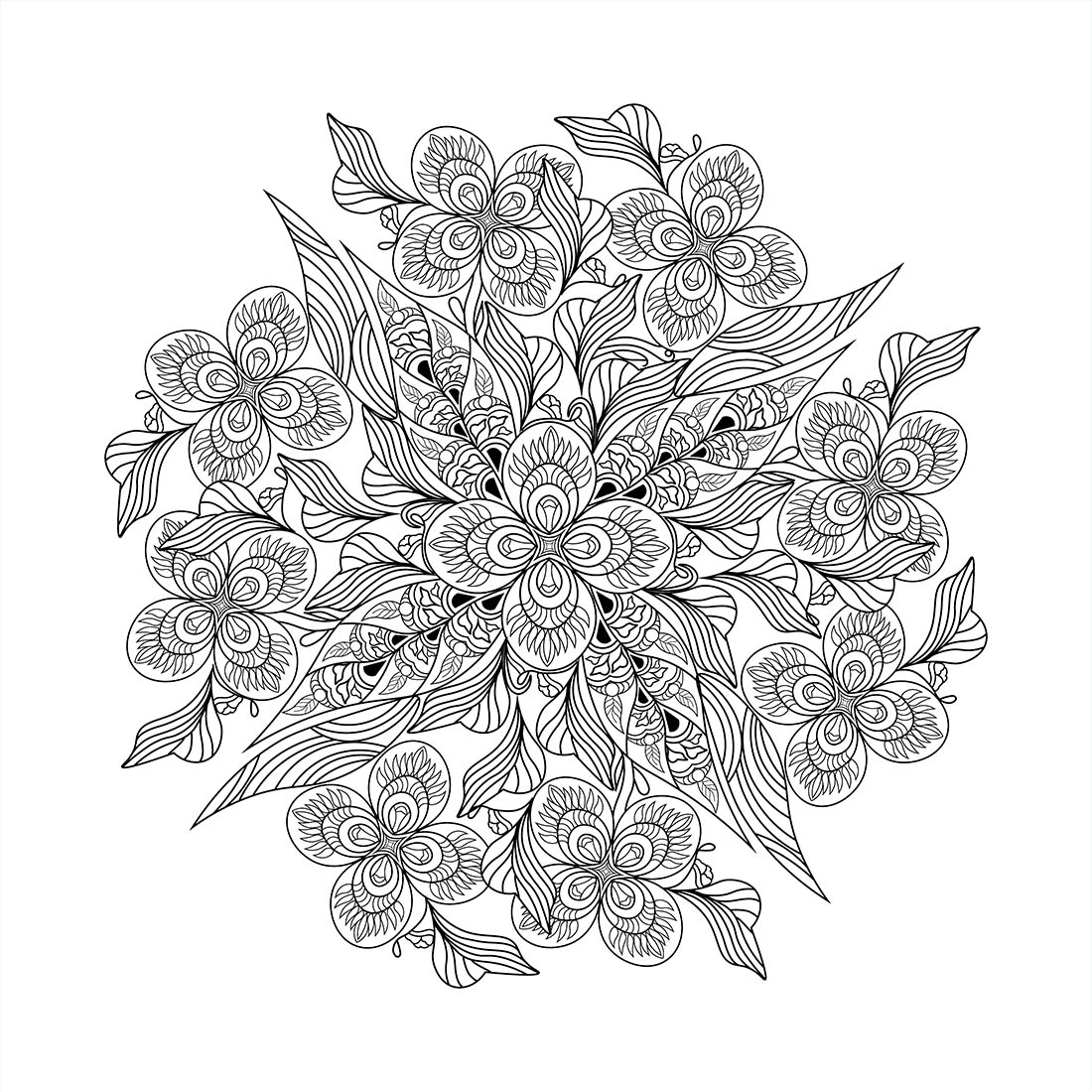 Doodle flower art, doodle flower art drawing, doodle flower drawing, flower drawing doodle art zentangle art, doodle flower coloring pages cover image.
