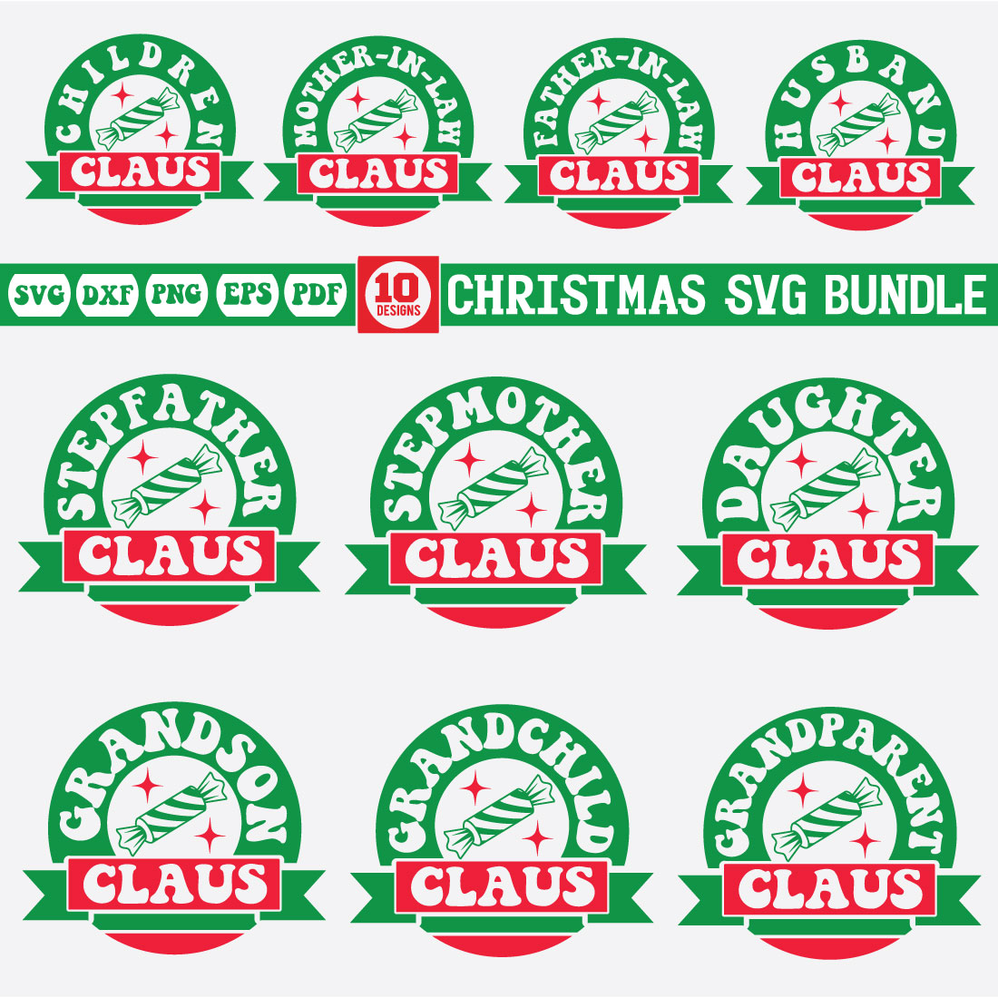 christmas Svg Bundle Vol-4 preview image.