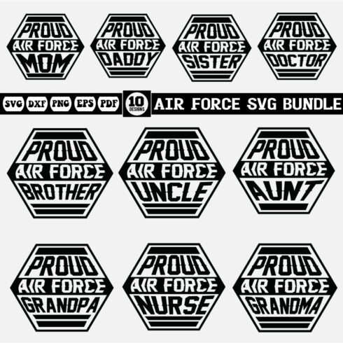 air force Svg bundle --4 cover image.