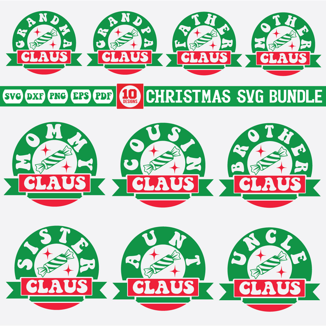 christmas Svg Bundle Vol-5 preview image.