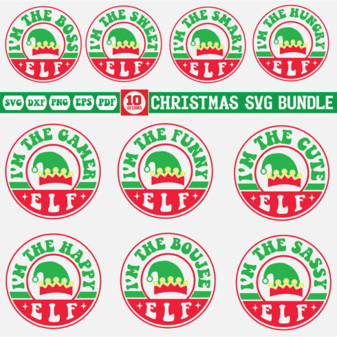 christmas Svg Bundle Vol-1 cover image.