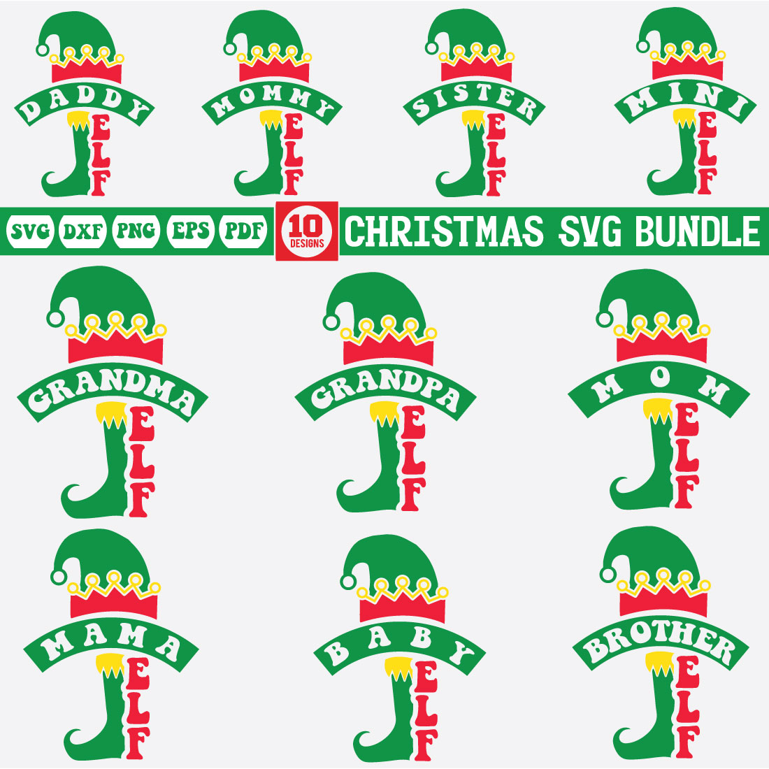 christmas Svg Bundle Vol-6 preview image.