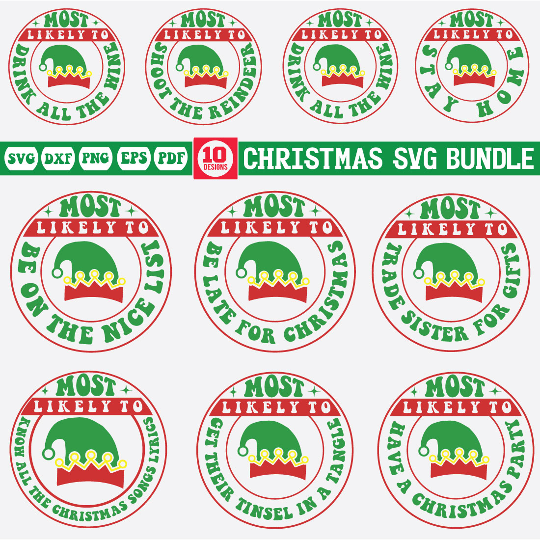 christmas Svg Bundle Vol-11 cover image.