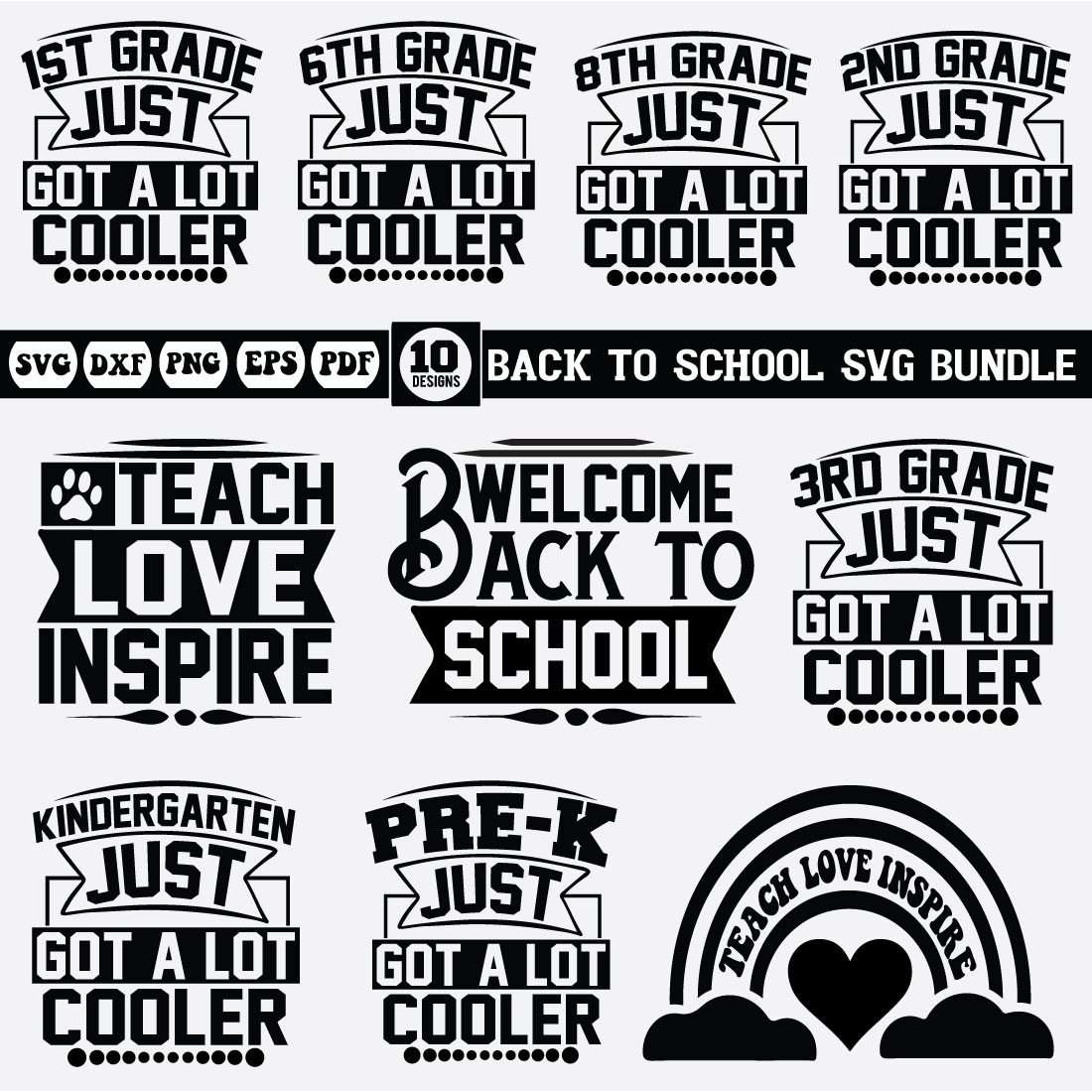 back to school Svg bundle--2 cover image.