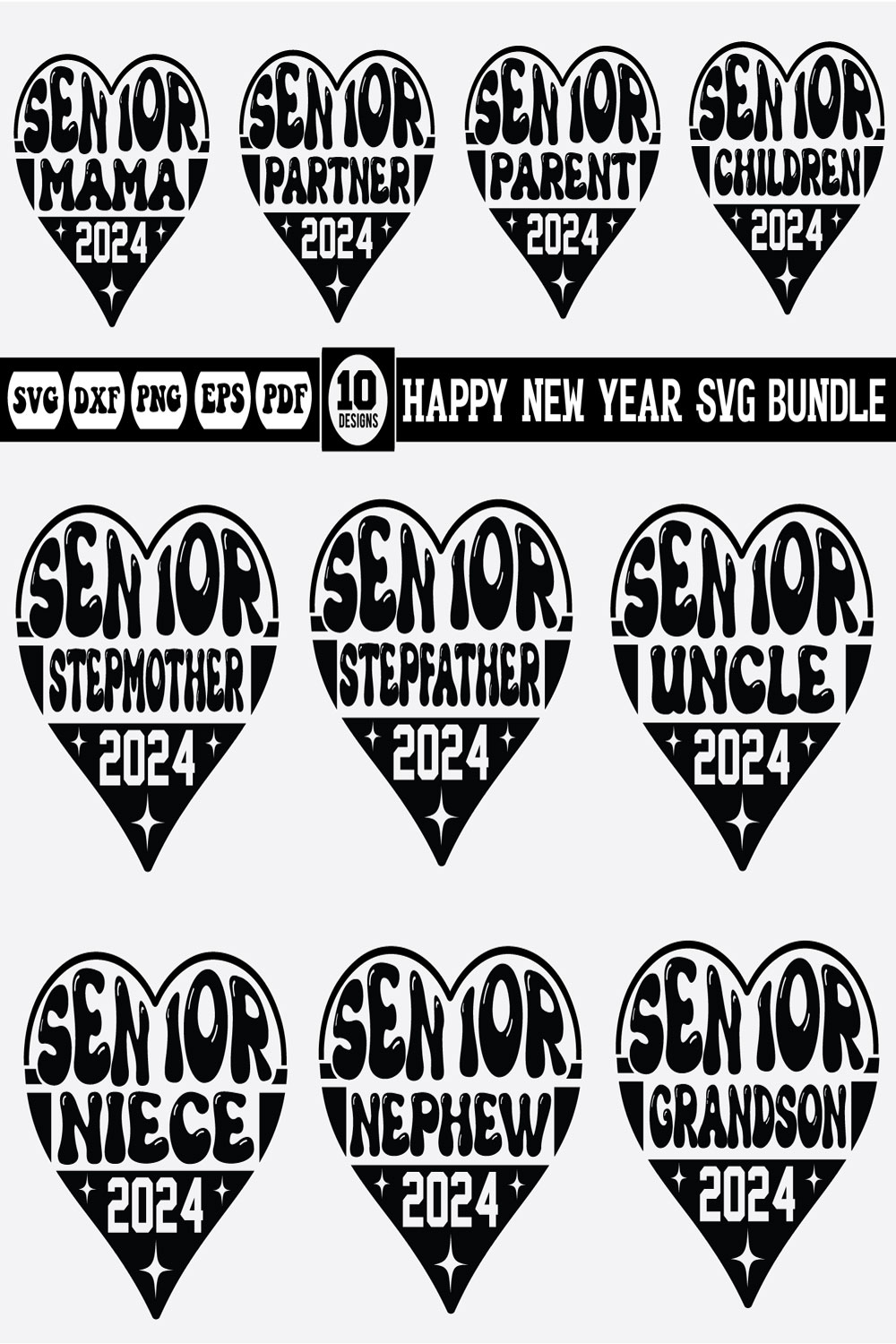 happy new year svg bundle vol-1- pinterest preview image.