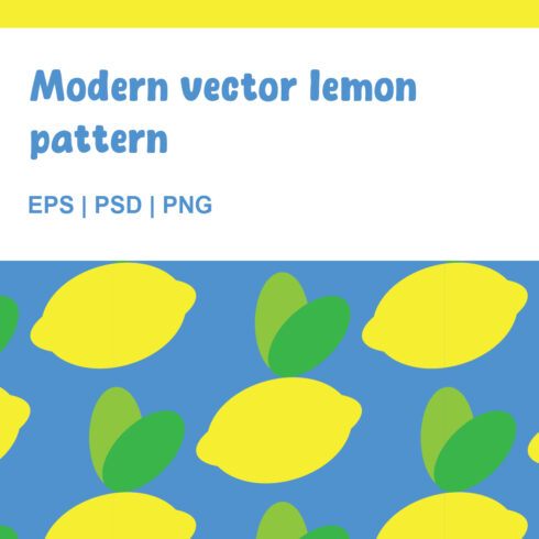 All eyes on your product with this design! Exclusive Lemon pattern design for your successful projects! cover image.