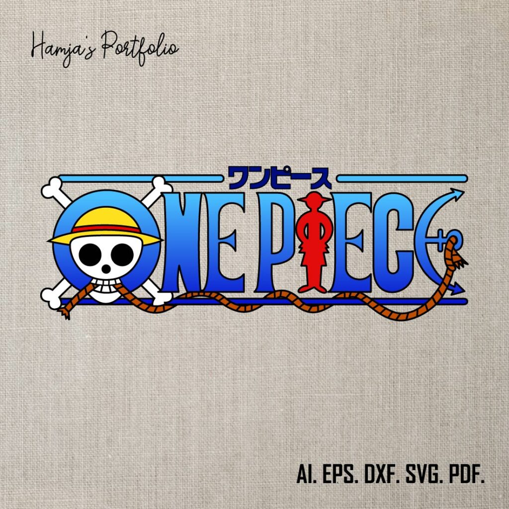 One Piece Logo Svg, Anime One Piece Logo Svg, Pirate Svg, Logo Anime Svg, Png Dxf Eps Pdf File