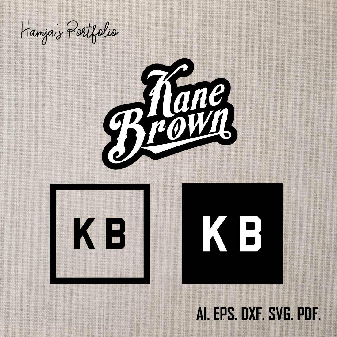 Kane Brown Logo Bundle SVG Digital File, Kane Brown Svg, KB Svg,Kane Brown Song Series Shirt Design SVG Graphic Design File preview image.