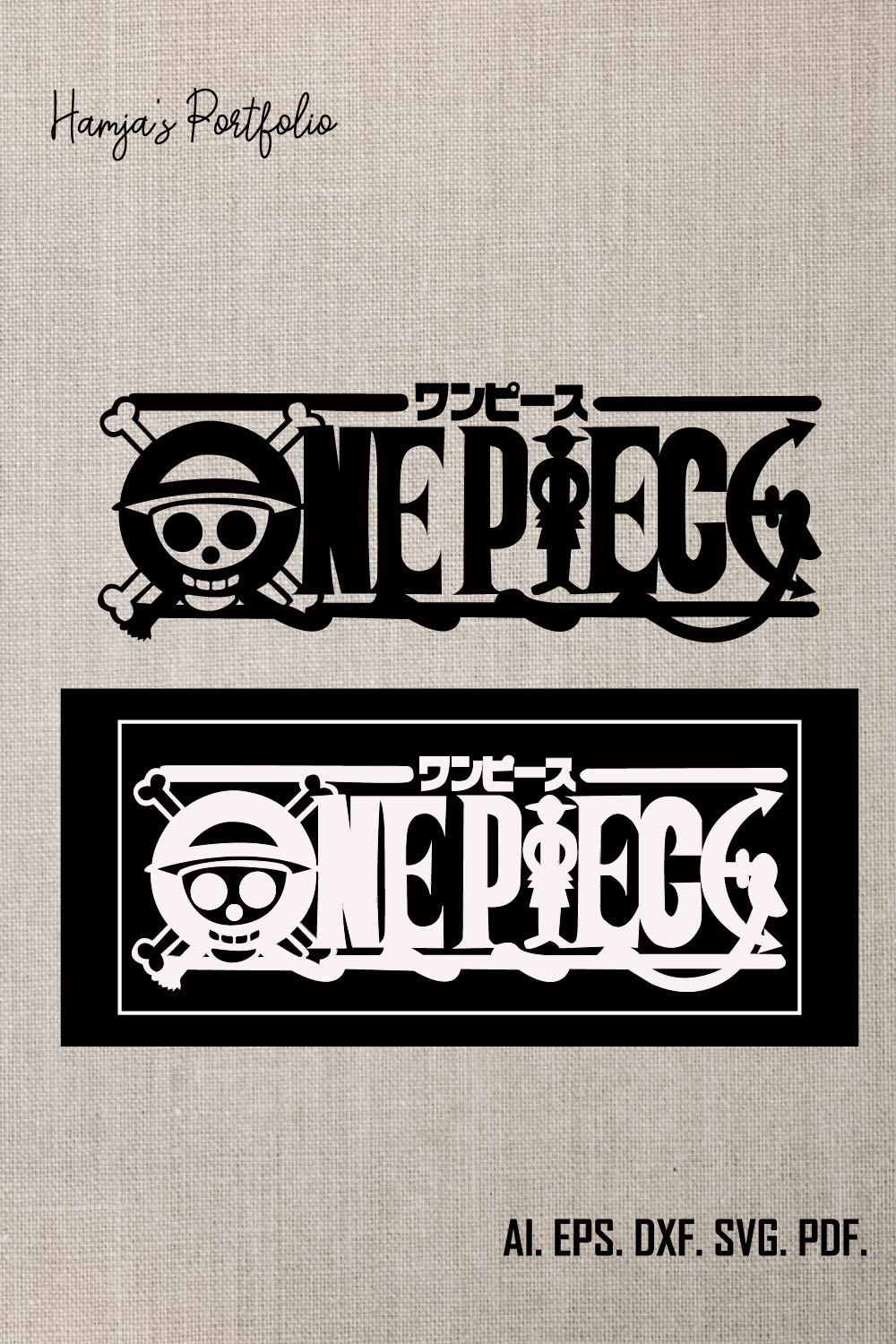 One Piece Logo Svg, Anime One Piece Logo Svg, Pirate Svg, Logo Anime Svg, Png Dxf Eps Pdf File pinterest preview image.
