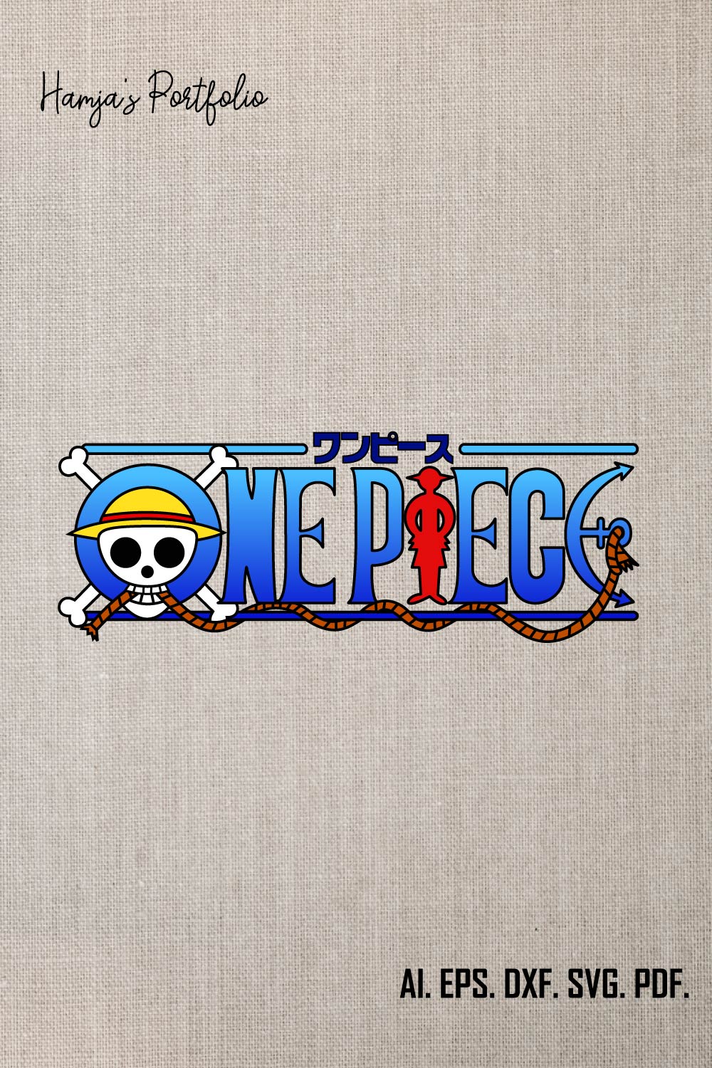 One Piece Logo Svg, Anime One Piece Logo Svg, Pirate Svg, Logo Anime Svg, Png Dxf Eps Pdf File pinterest preview image.