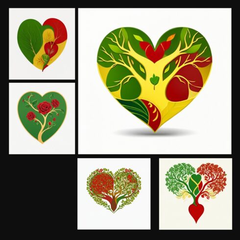 Medical Heart - Logo Design Template Total = 05 cover image.