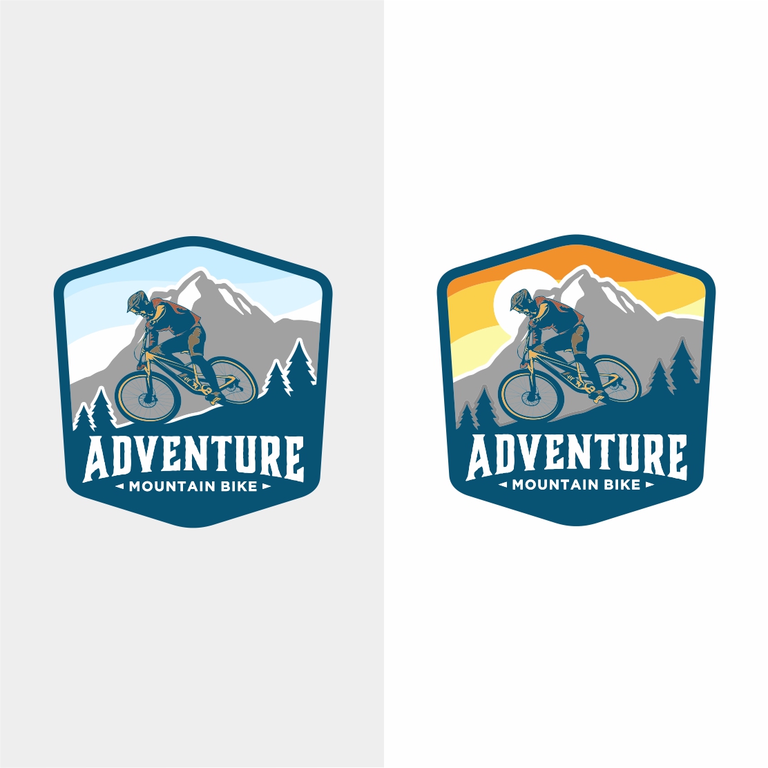 Mountain Bike logo design - only 8$ cover image.