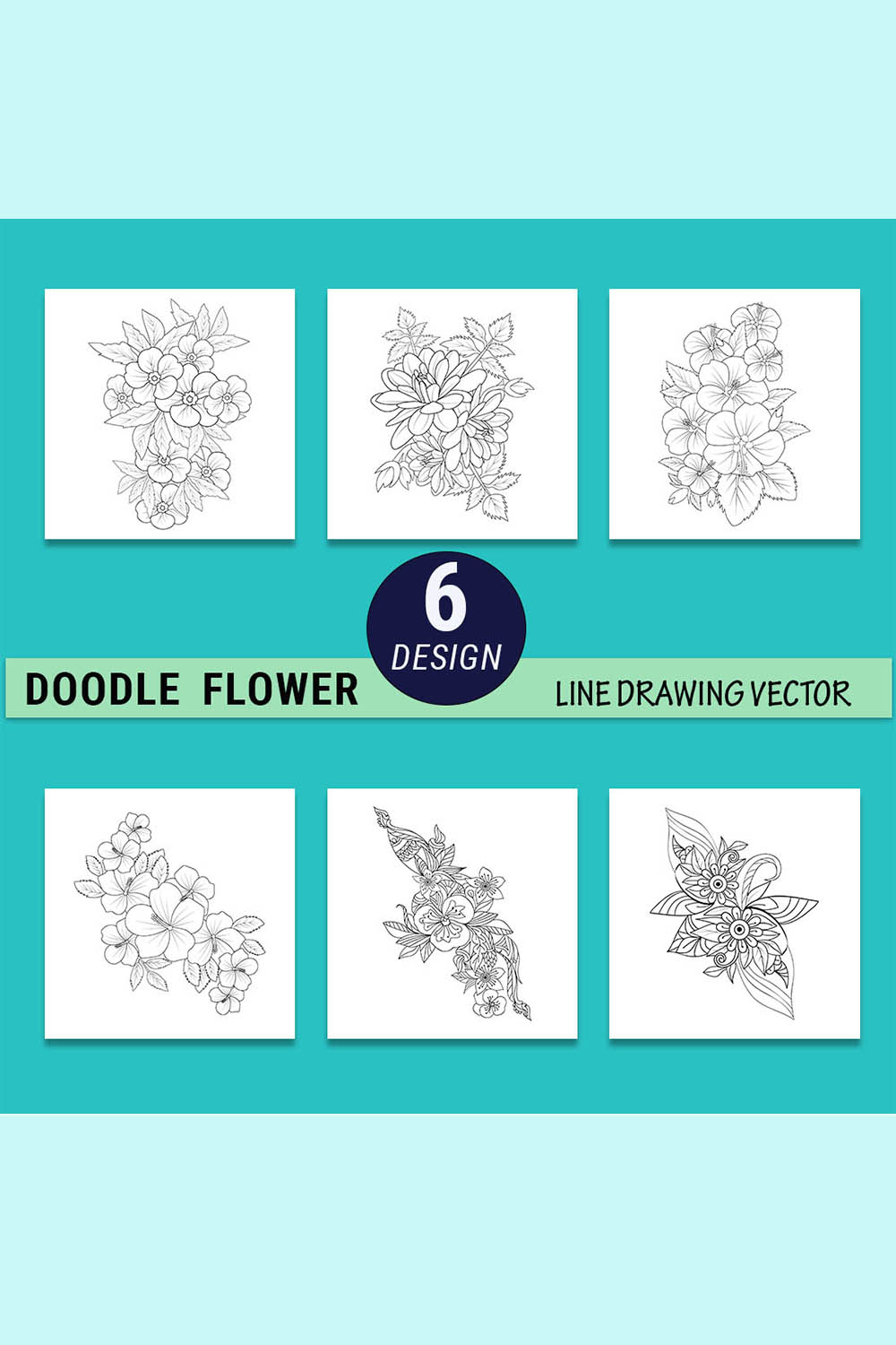 zentangle art tattoos, easy flower doodle illustration, doodle flower drawing, simple bouquet doodle flower drawing, flower doodle art, simple doodle illustrations, catharanthus roseus sadabahar drawing, periwinkle tattoo designs, minimalist periwinkle tattoos, simple periwinkle flower tattoo pinterest preview image.