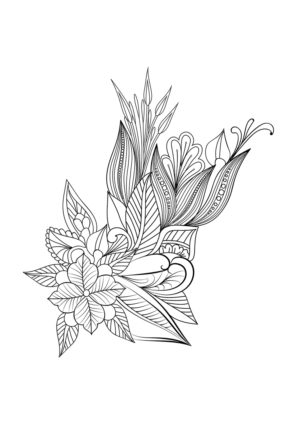 Doodle flower art, doodle flower art drawing, doodle flower drawing, flower drawing doodle art zentangle art, doodle flower coloring pages pinterest preview image.