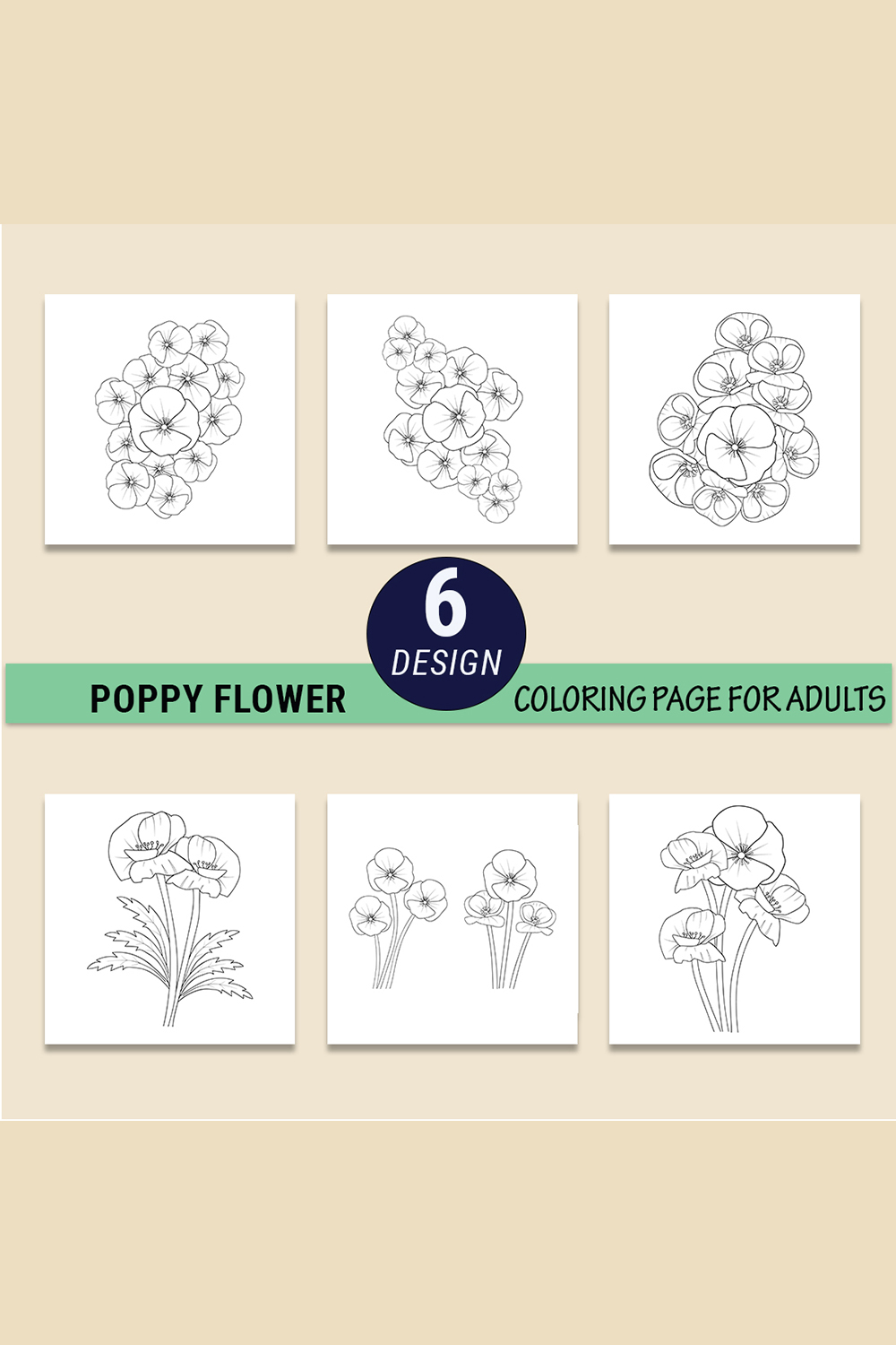 poppy drawing, poppy drawing black and white, realistic poppy flower drawing, outline poppy flower drawing pinterest preview image.