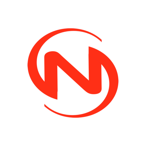 Unique N+S Logo Design-Mockup cover image.