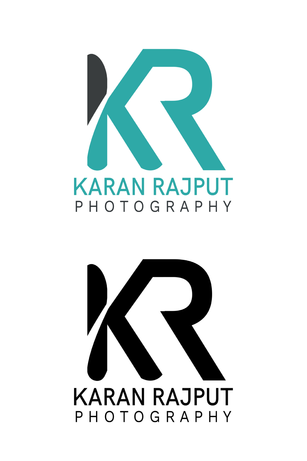 I will professional photography logo design pinterest preview image.