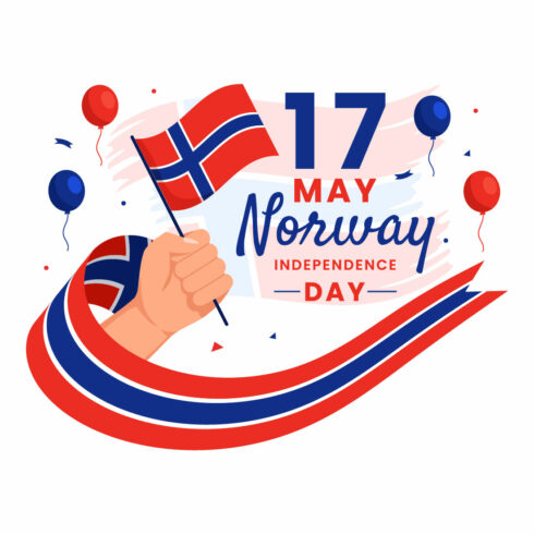 12 Norway Independence Day Illustration cover image.