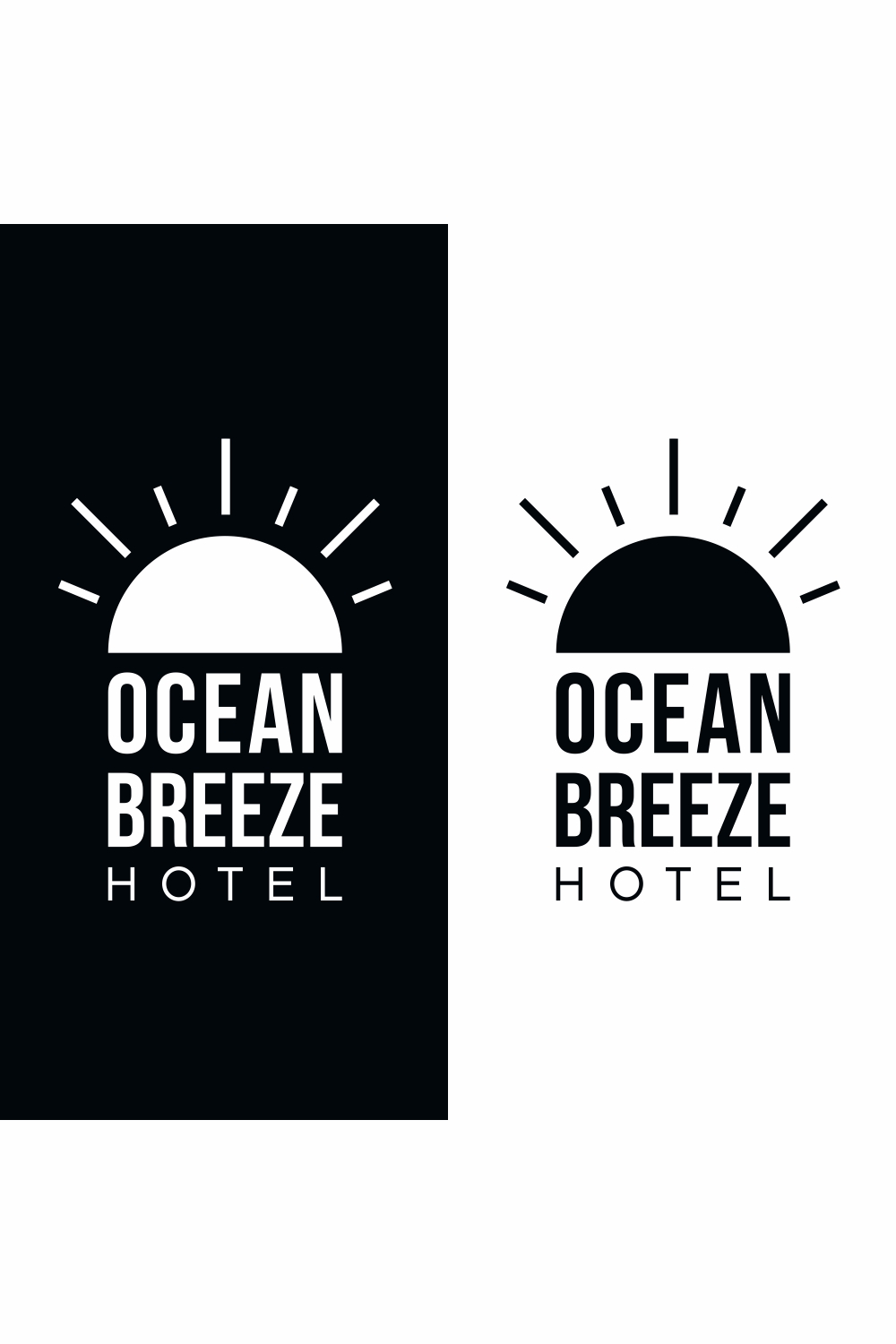 Hotel and inn Logo Design - only 5$ pinterest preview image.