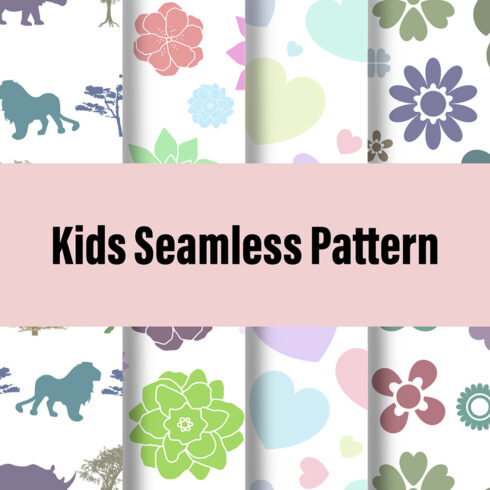 Seamless Pattern Texture for kids Room Decor and Gift Wrapping cover image.