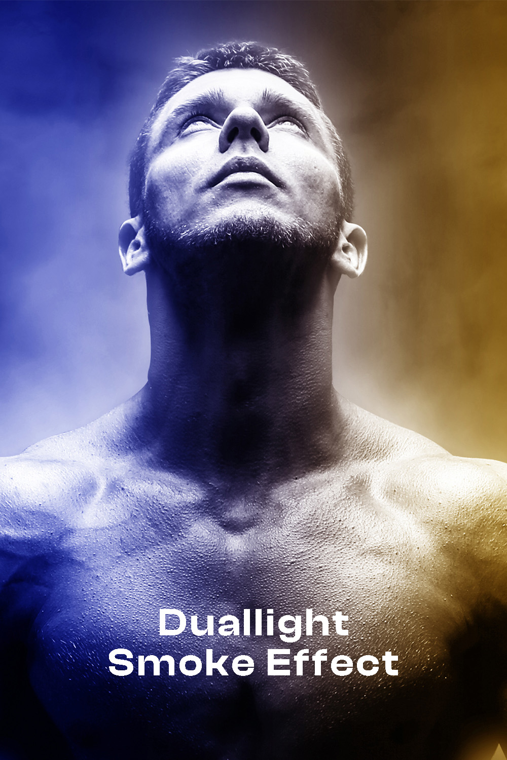 Dual light & smoke photo effects pinterest preview image.