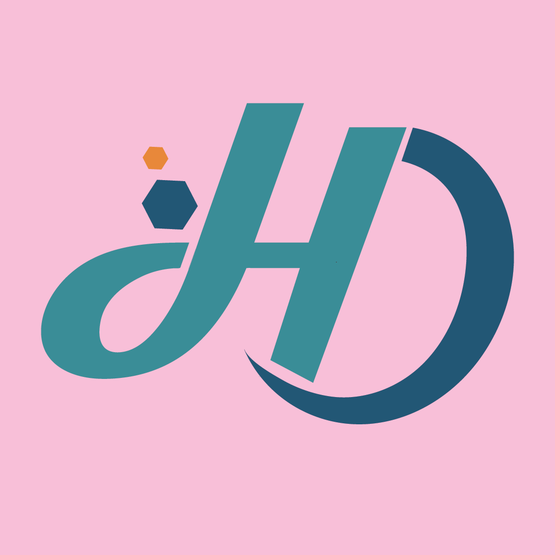 DH logo Design For your business by Branding_Design4 on Dribbble