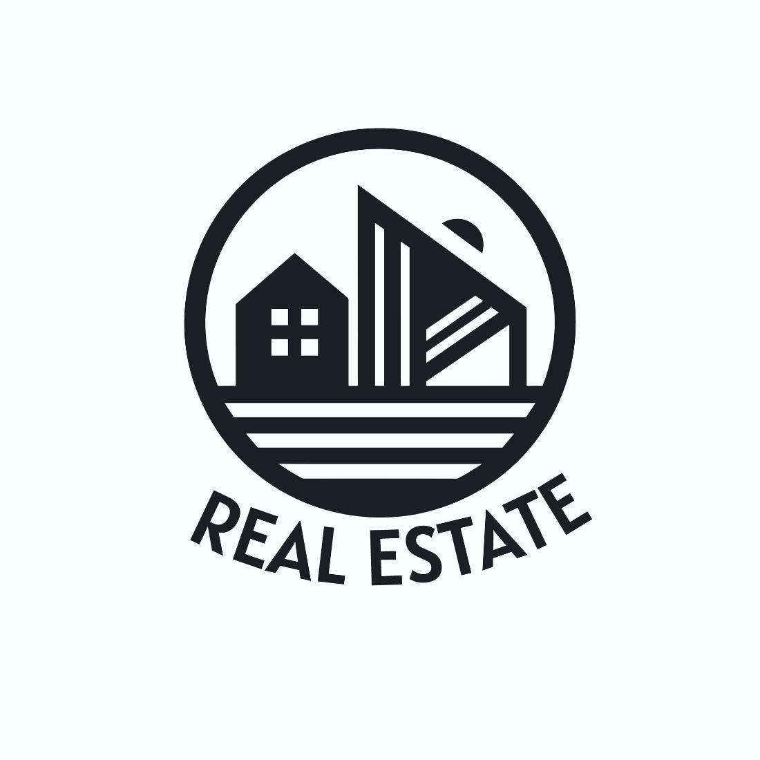 Real Estate Logo Template for UNIQUE and LUXURY Real Estate Brands preview image.