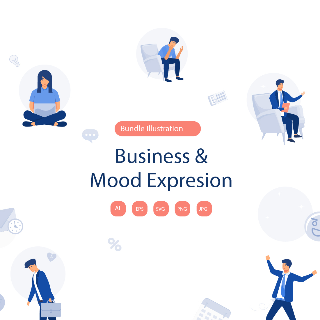 Business & Mood Expression preview image.