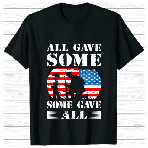 All gave some some gave all Veteran T-Shirt Design cover image.