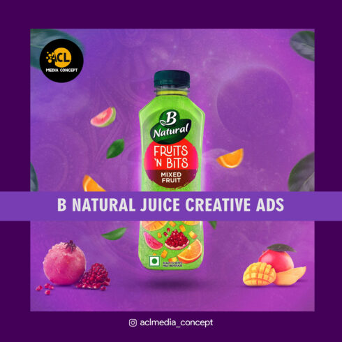 B Natural Juice Creative Ads cover image.
