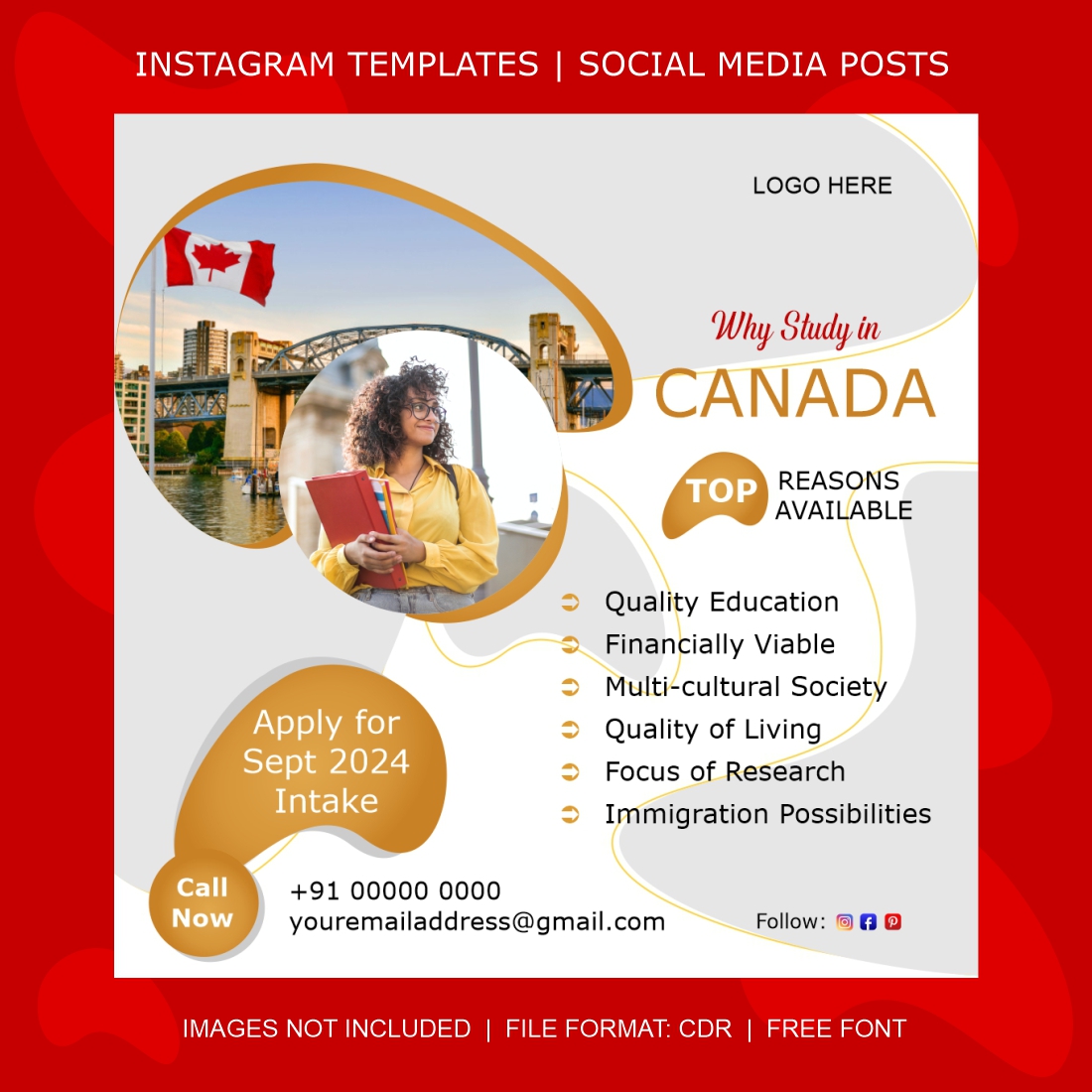 2 Attractive Instagram Templates | Social Media Posts cover image.