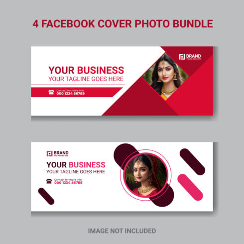 4 Facebook cover photo master bundle cover image.