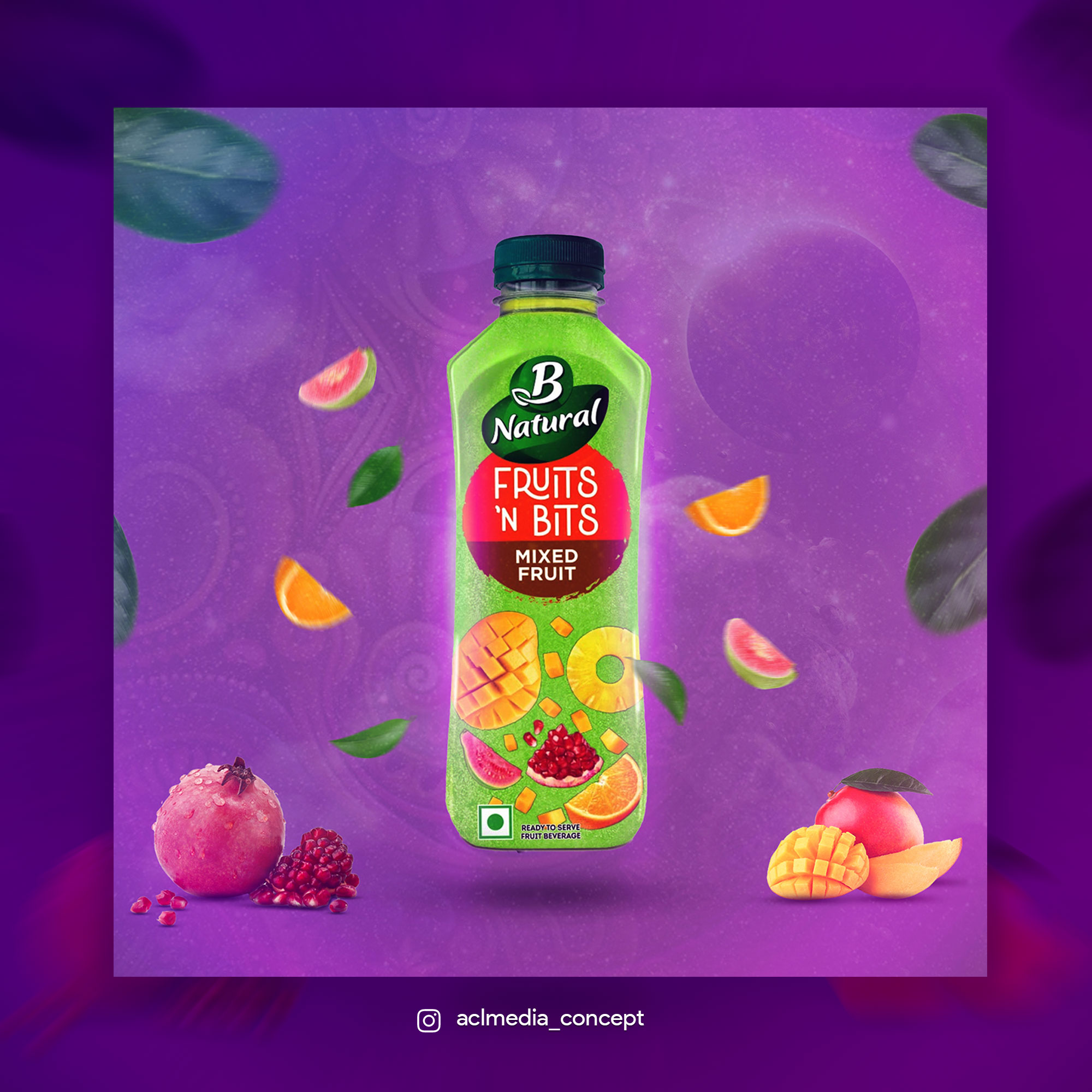 B Natural Juice Creative Ads preview image.