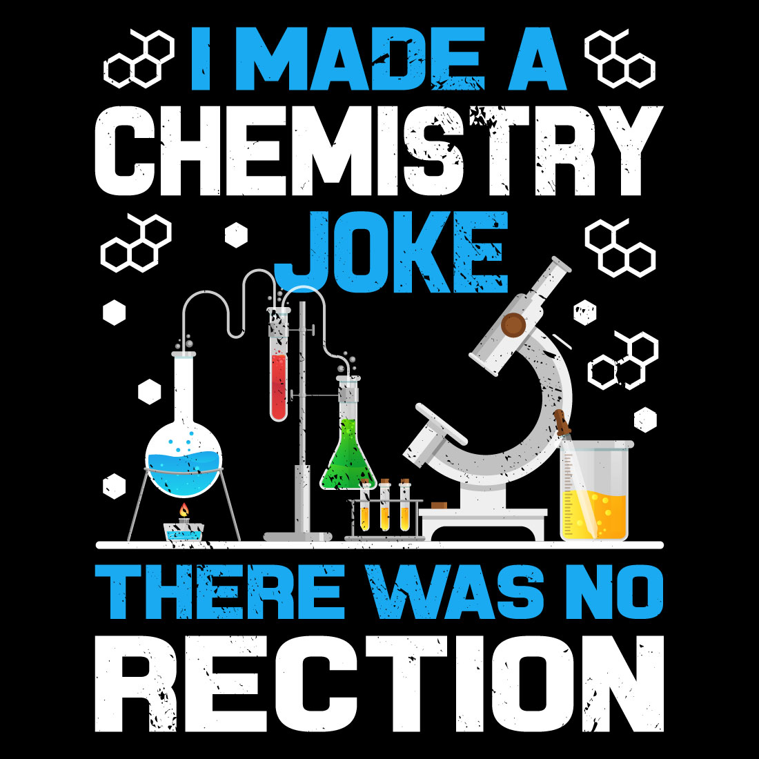 Science T-Shirt Design preview image.