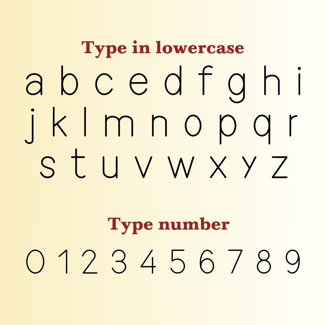Modern - San Serif font preview image.