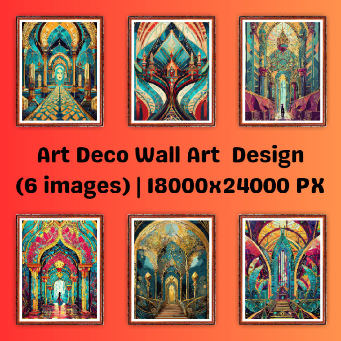 Elegance Redefined: Art Deco Wall Art Collection cover image.
