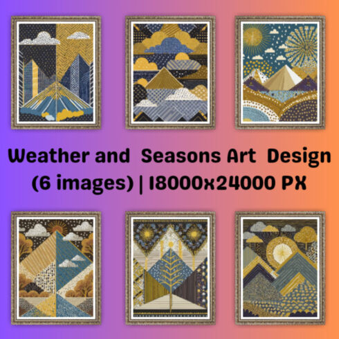 Seasonal Splendor: Weather-Inspired Wall Art Prints cover image.