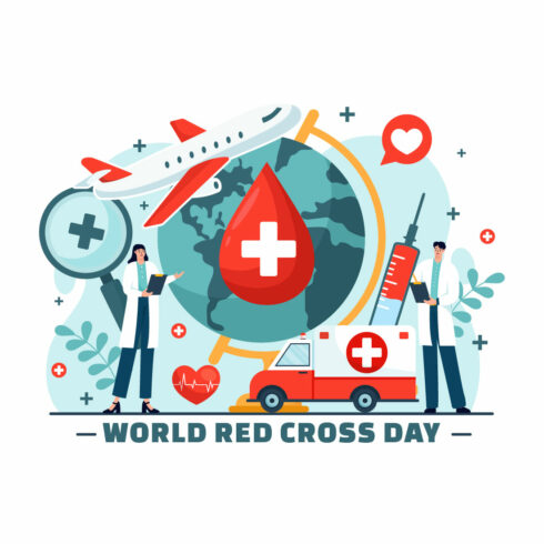12 World Red Cross Day Illustration cover image.