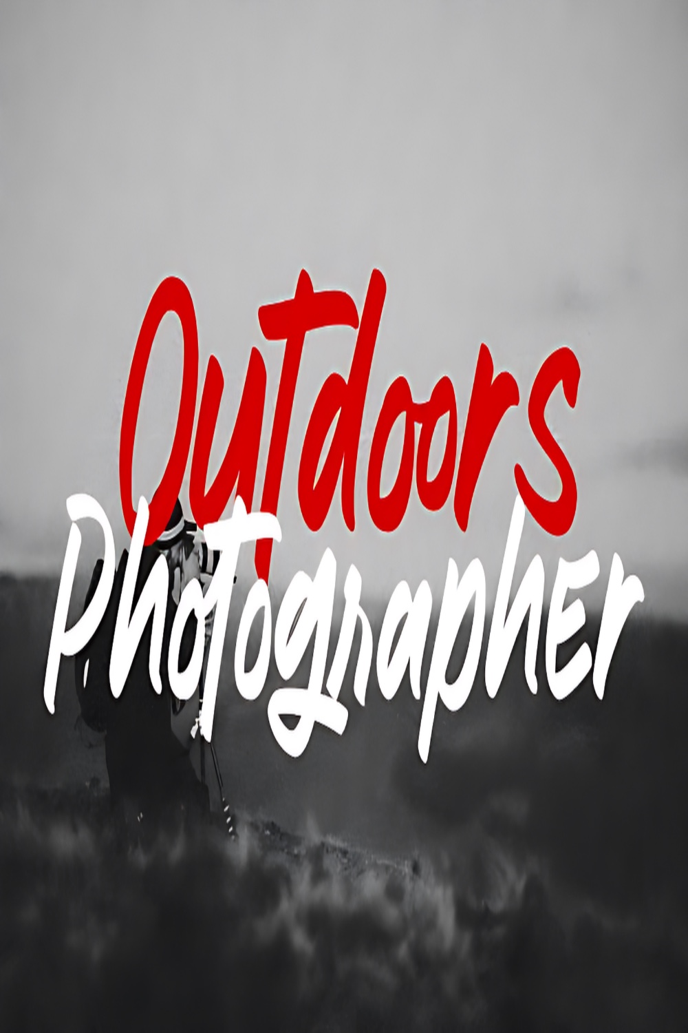 Outdoors Photographer pinterest preview image.