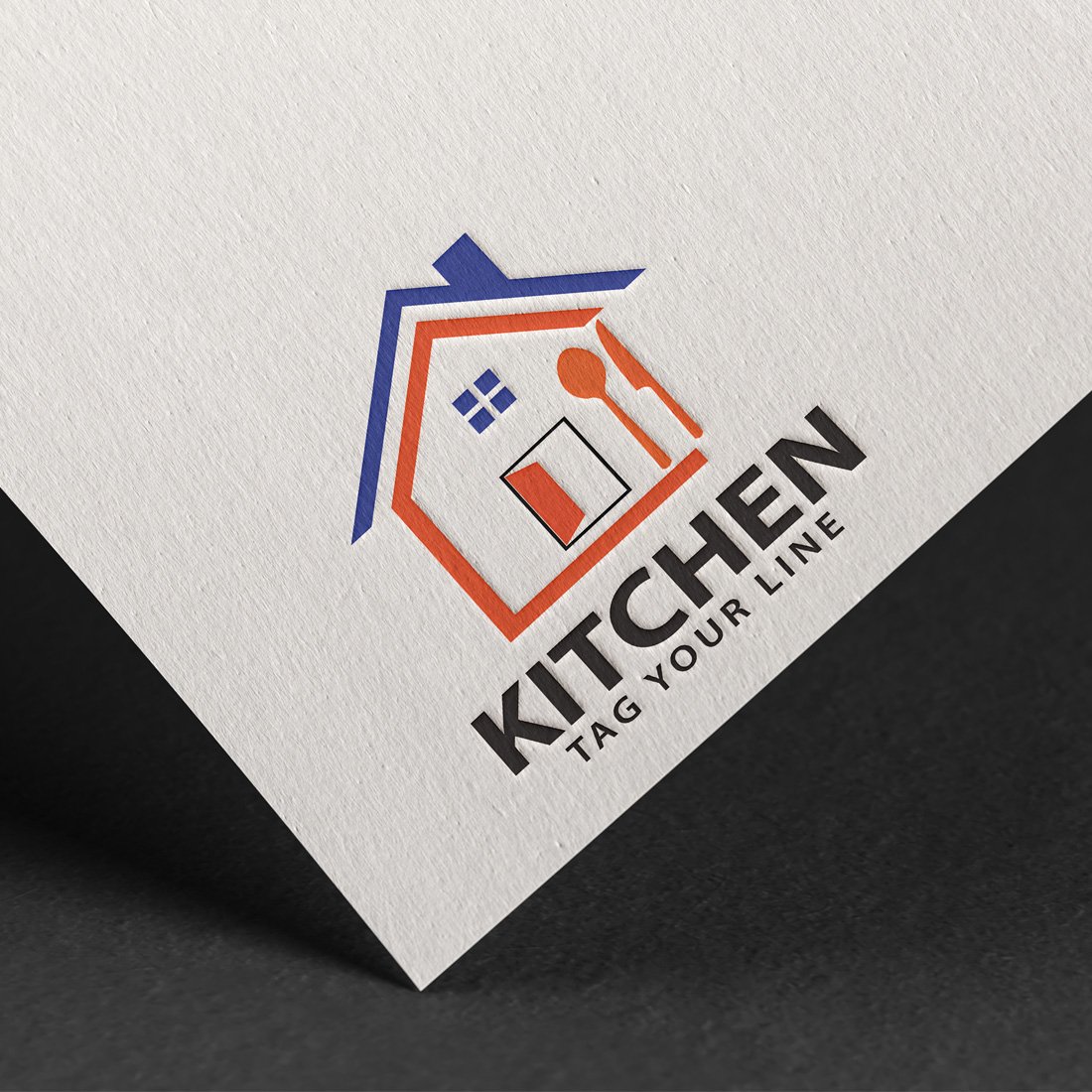 K letter logo - Kitchen and Real Estate Logo preview image.