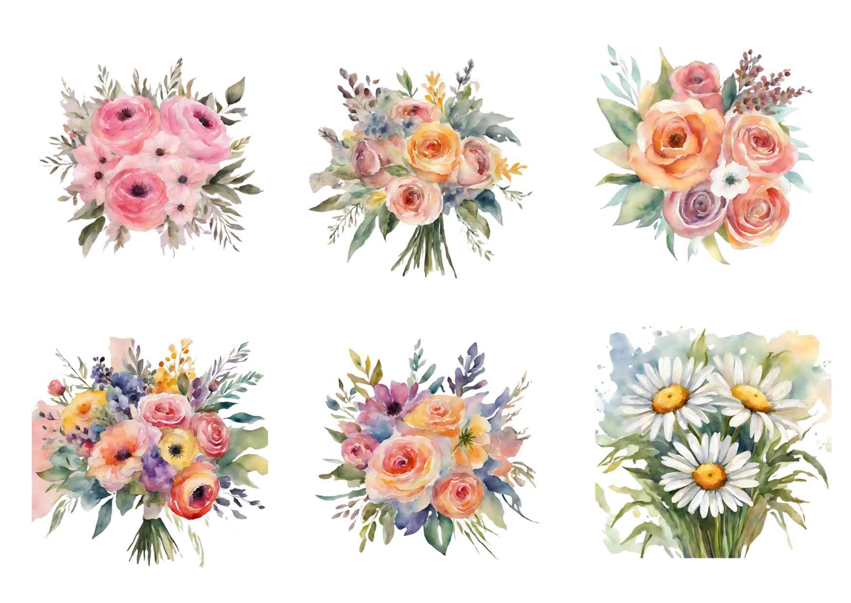 set of 16 watercolor flowers 1 11zon 733