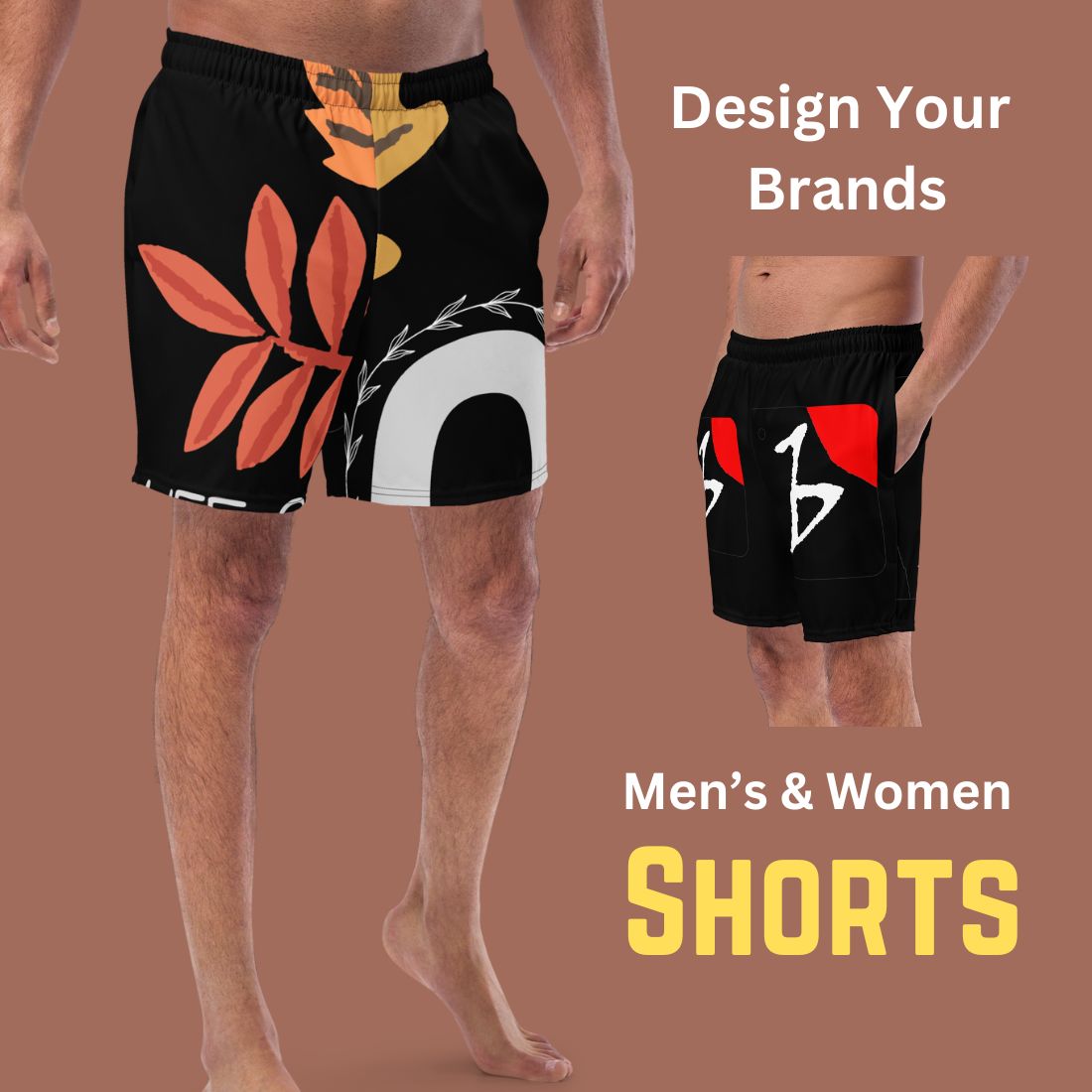 Shorts for Men' s & Women for Summer / Sports / Fancy / Trending design worldwide buy now for your projects preview image.