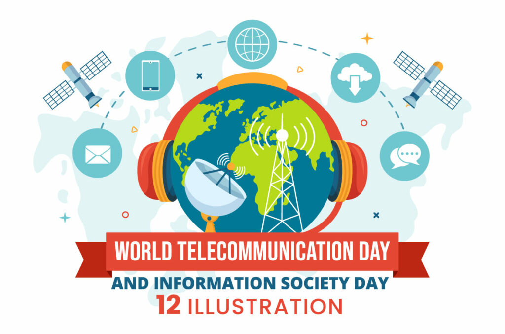 12 World Telecommunication and Information Society Day Illustration ...