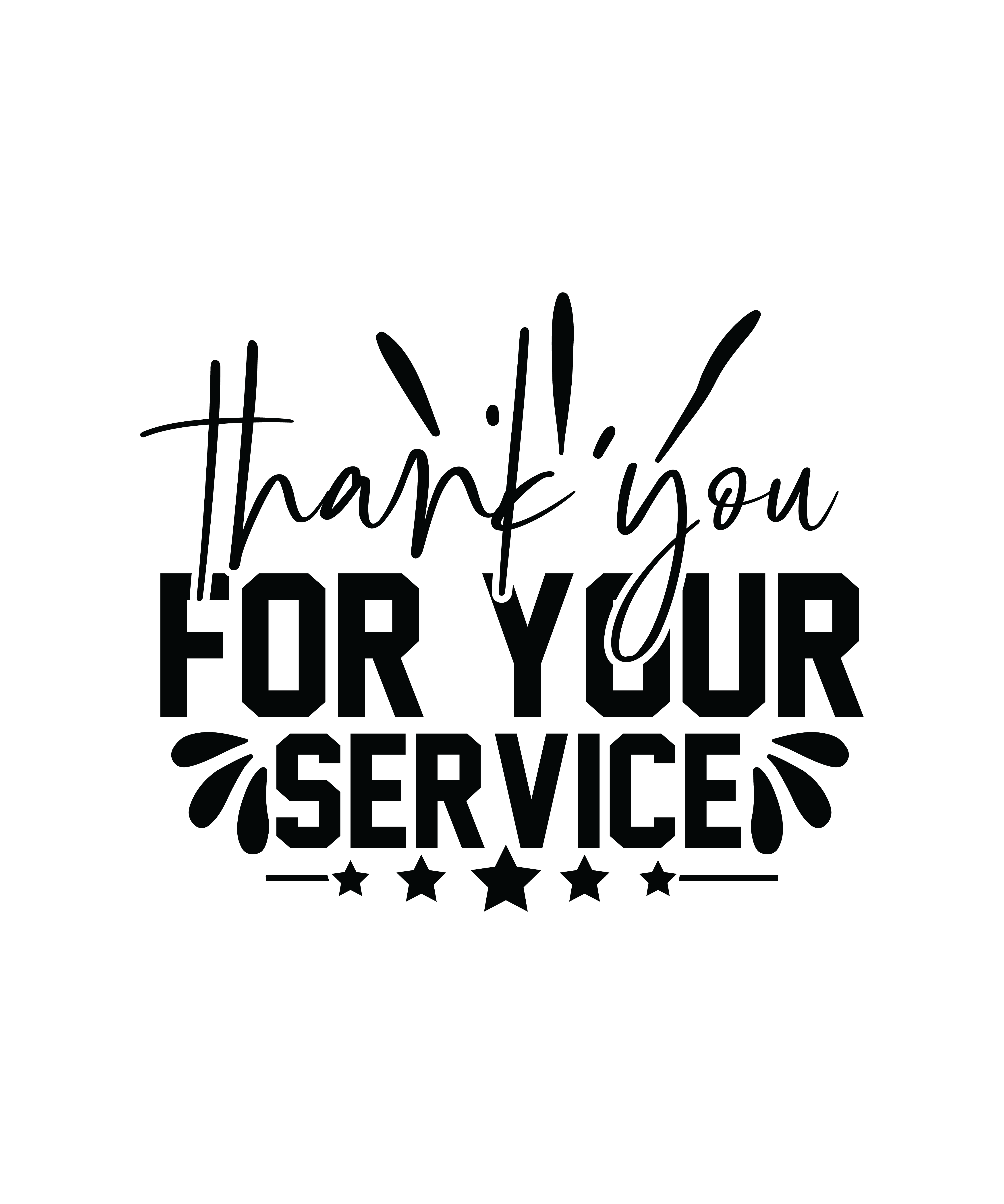 thank you for your service 01 743