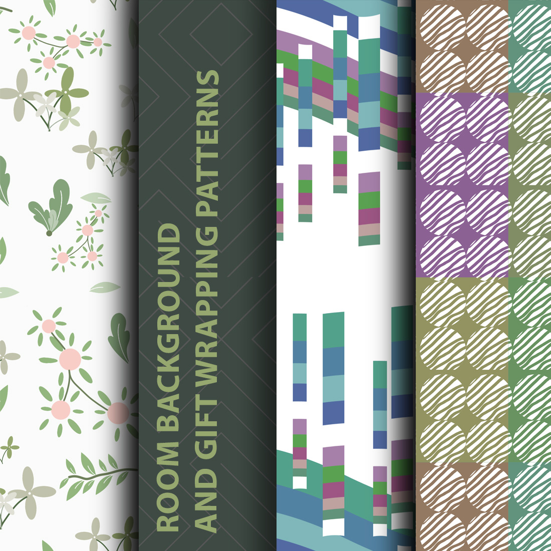Seamless Pattern Texture For Gift Wrapping & Kids Room Decor cover image.
