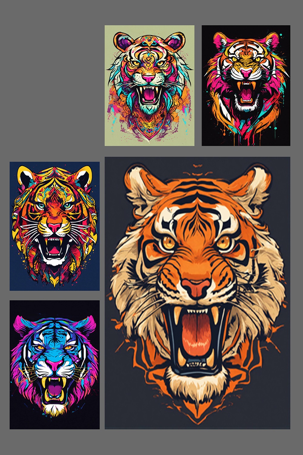 Tiger - sketch tattoo drawing drawing style stylization Total = 05 pinterest preview image.
