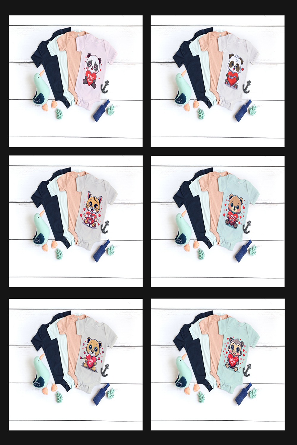 Toddler t-shirts - For Kids Design Template Total = 32 pinterest preview image.